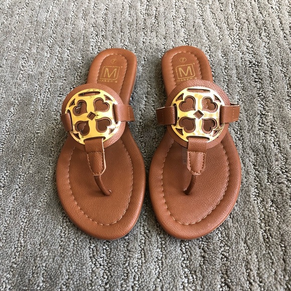Luxury Inspired Caramel Tan Sandal - Picture 4 of 6